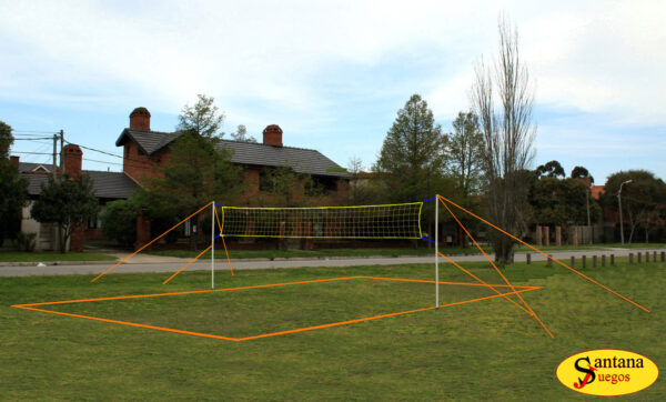 Cancha De Voley Portátil - Red Kit Completo - Santana Juegos - Imagen 3