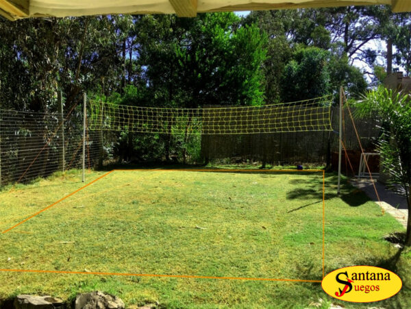 Cancha De Voley Portátil - Red Kit Completo - Santana Juegos - Imagen 2