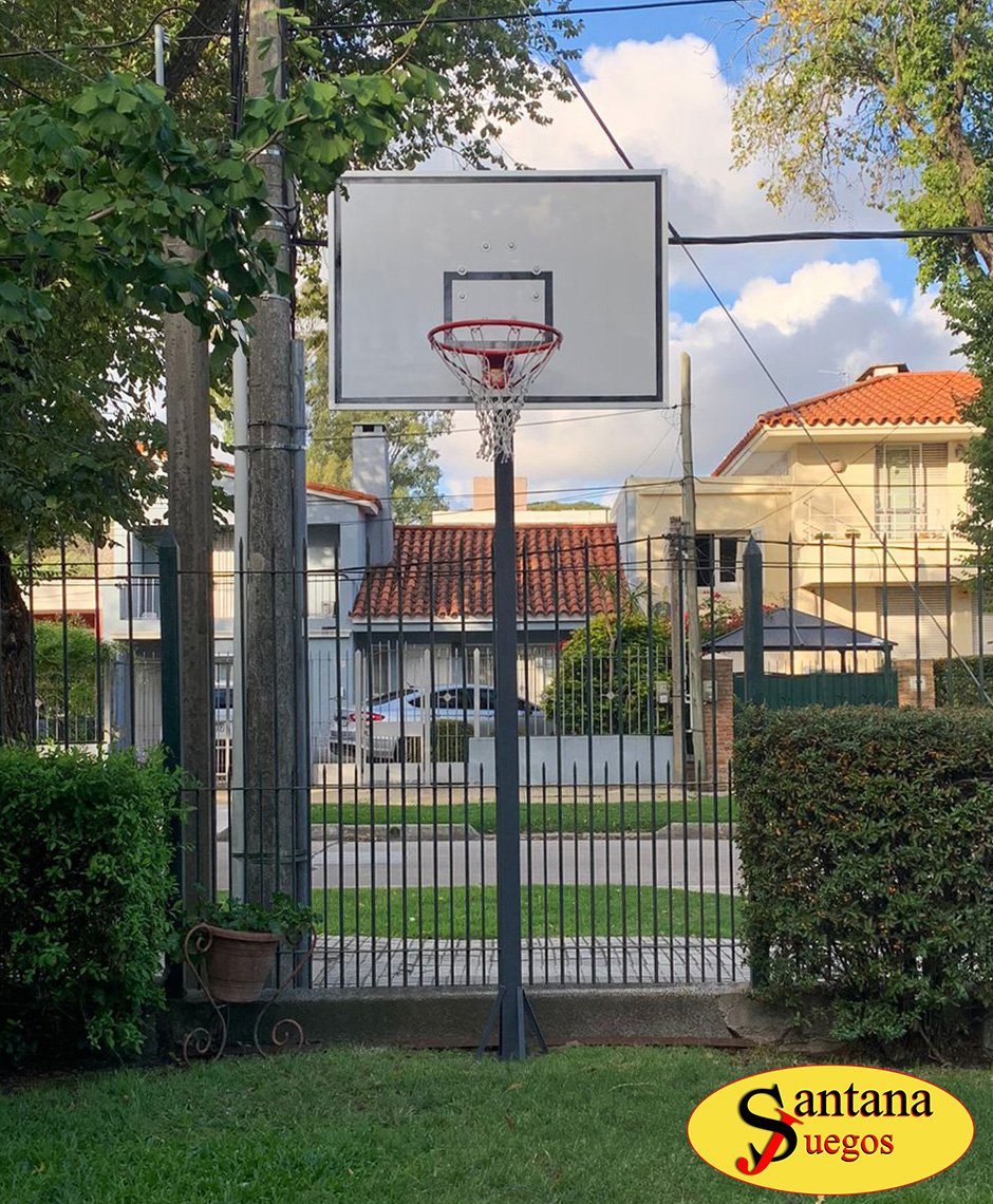 Tablero Basketball 120cm X 90cm Aro 45cm Red Nylon - Imagen 3