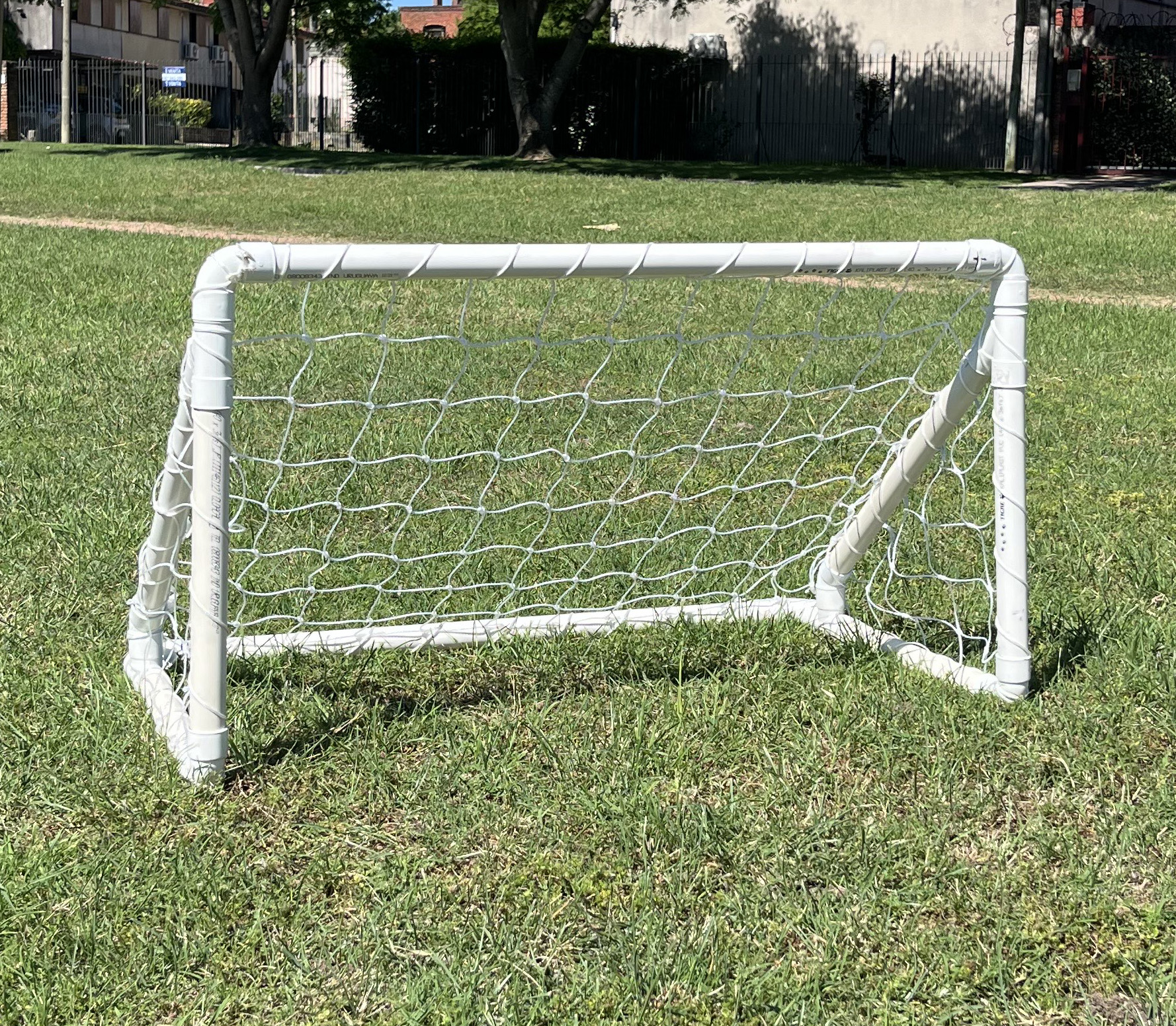 Arco De Fútbol Con Red Santana Juegos Espacio Reducido Pvc - Imagen 5